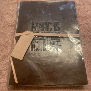 brand new wrapped in plastic brown leather journal